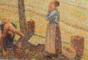Camille Pissarro Detail of Pick  Apples oil painting artist